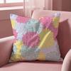 Dahlia Flower Pattern Cushion Cover Multi-Scene Pillow Cover for Home & Car - Reversible, Soft & Durable for Daily Use