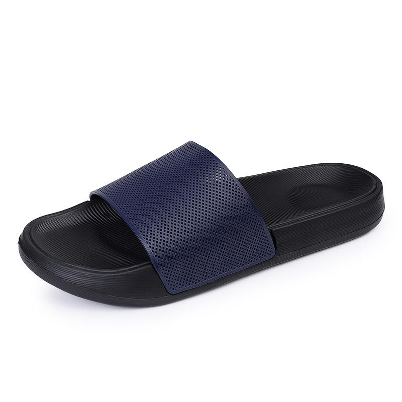 Summer new slippers simple plain hollow surface breathable casual shoes large size beach sandals