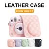 [Film Lab] Instax Mini 12 PU Leather Camera Case Soft Protective Case with Strap CAA45