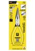 TSUNODA King TTC Long Nose No Spring Yellow Pliers, Hole, Attached, 150mm, RP-150S,