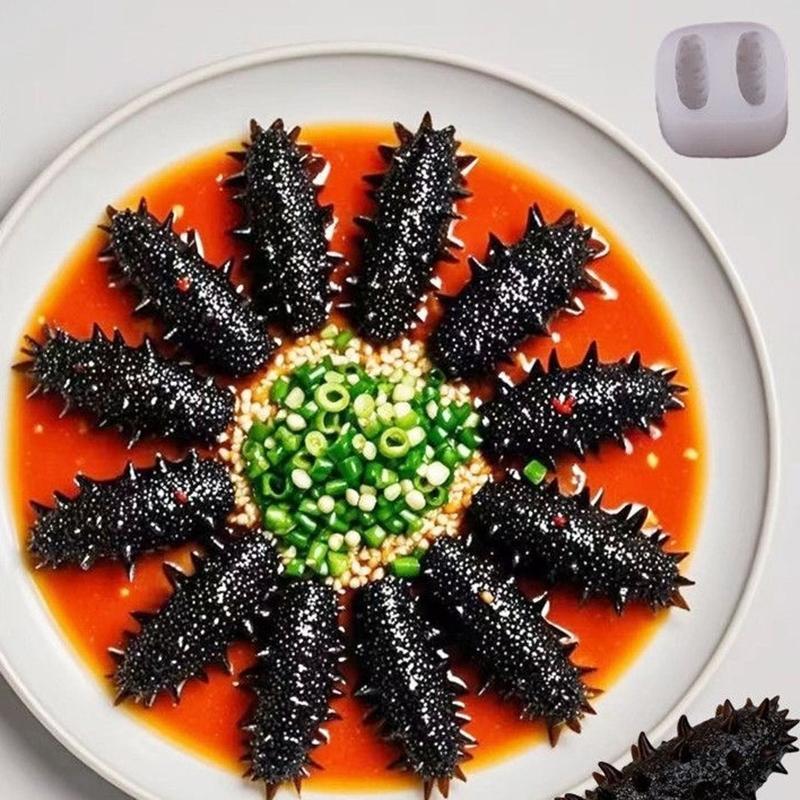 3D Simulate Abalone/Sea Cucumber Fondant Silicone Mold Jelly Chocolate Mould Diy Clay Candle Molds Cake Decorating Tool Bakeware