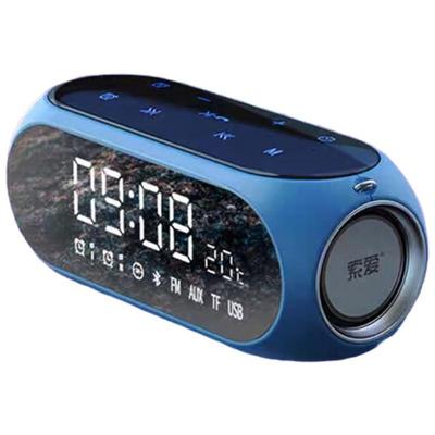 Saiai S69 Bluetooth Speaker with Alarm Clock CN Plug (adapter Included)