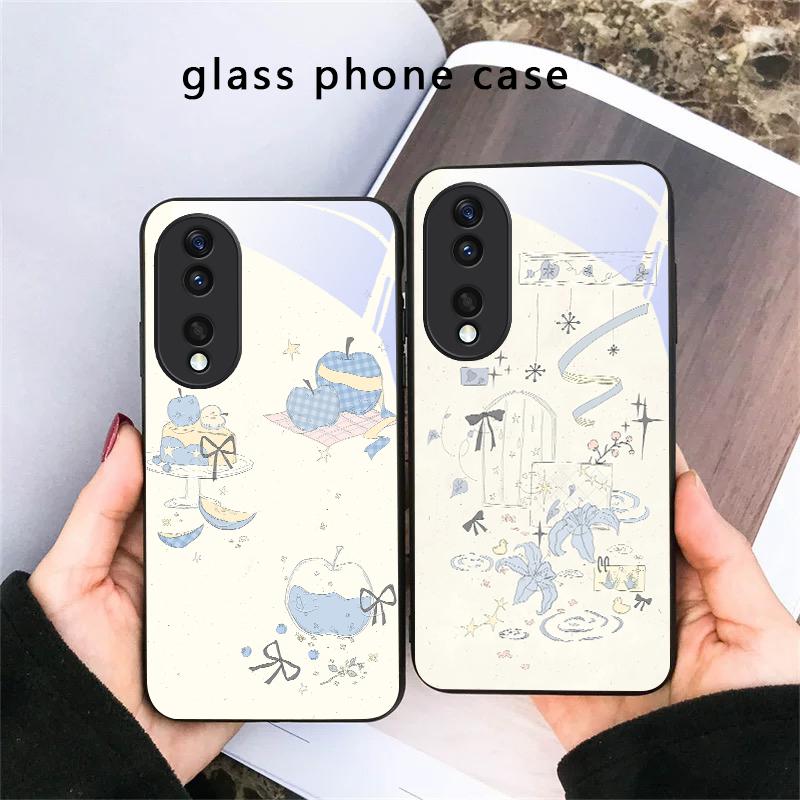 Fresh and Healing Breeze For Honor X5 Plus X30 X9c Smart X5b X9a X30 Max X50i 30 Pro 50 Pro 70 90Smart 200 Lite Glass Phone Case