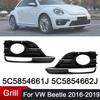 Front Bumper Fog Light Grilles For VW Beetle 2016 2017 2018  5C5854661J 5C5854662J