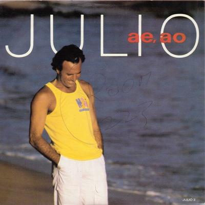 7-Zoll-Schallplatte JULIO IGLESIAS Ae Ao JULIO3 CBS 1988 UK Dance Electronica Gebraucht