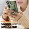For Samsung Galaxy S22 S23 S24 S25 Ultra Plus A14 A34 A54 A15 5G Shockproof Heavy Duty Armor Phone Case Cover Ring Kickstand