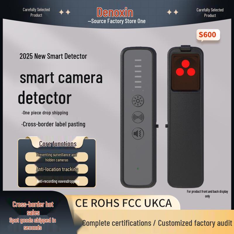 

Умный детектор защиты от подглядывания и прослушивания с GPS и инфракрасным обнаружением чёрный