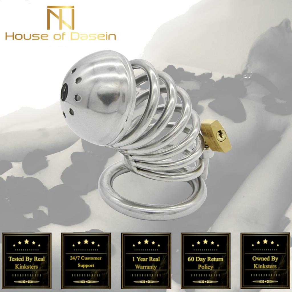Stainless Steel  Cage Male Metal Chastity Device  Lock  Fetish Chastity Toys