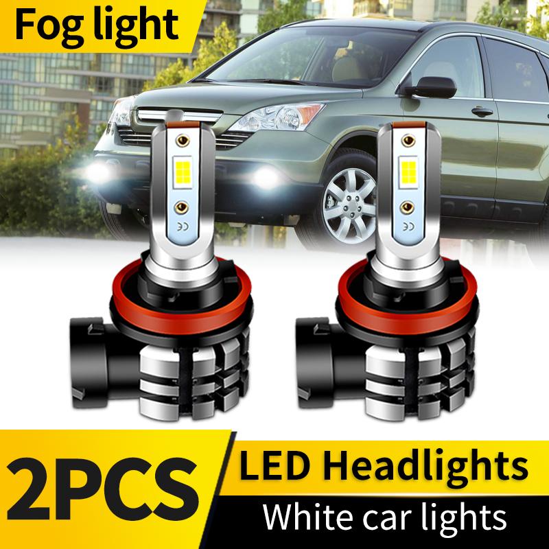 

2PCS For Honda CRV CR-V 2007 2008-2014 LED Headlight Bulbs H4 HB2 High Low Beam Lamp H11 Fog Light 6000K CSP for Car Headlamp