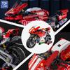 ToylinX 883 PCS Collectible Motorcycle Display Model Motorcycle Kits To Build Large Motorcycle Building Set Gift Idea for Adults