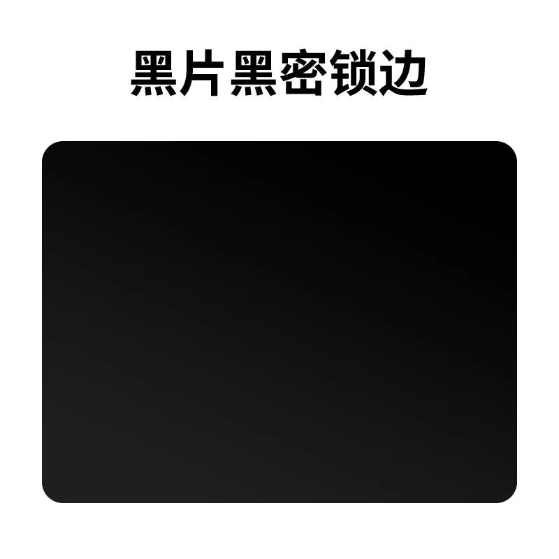 

210*260*2mm Computer Notebook Soft Edge Seamed Mouse Pad Office Rubber Fabric Mat Desk Assessories чорний