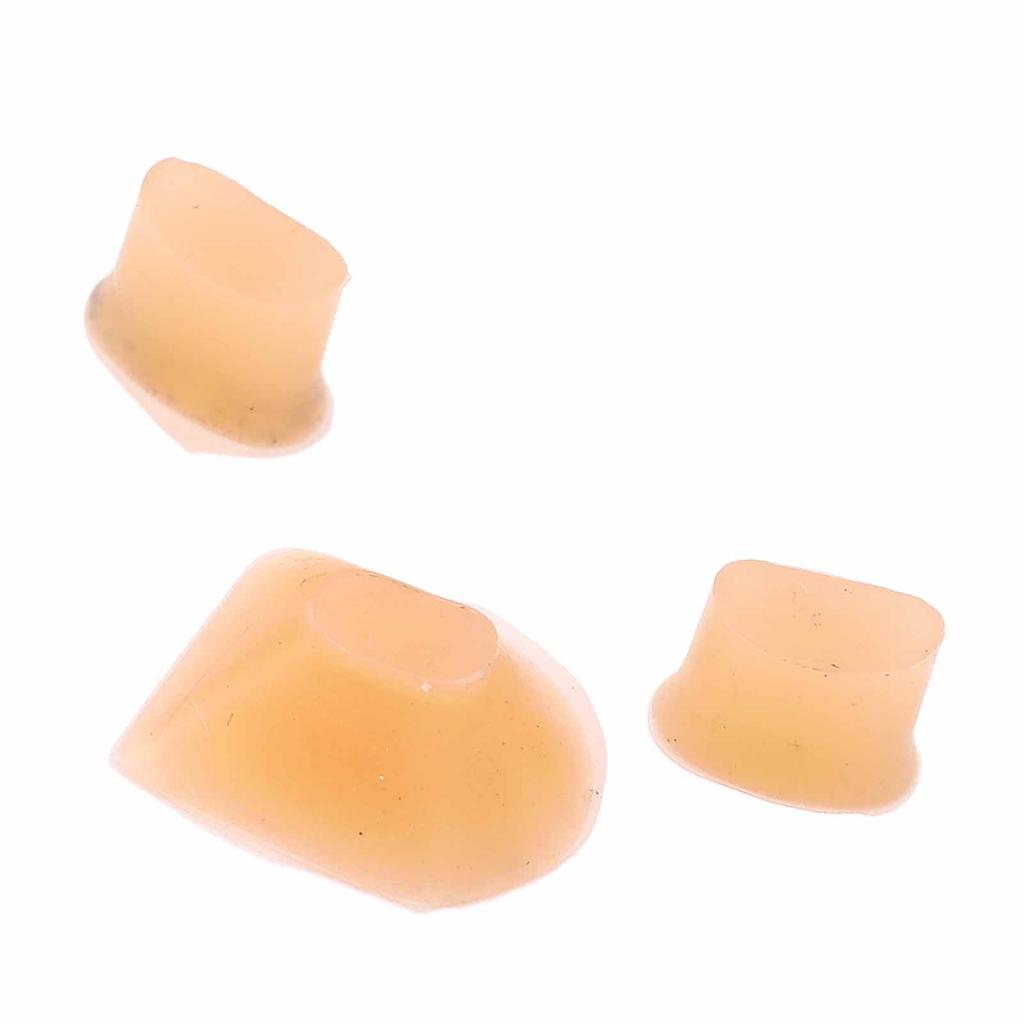 3Pcs Flute Trill Key Bumper Cork Silicone Replacement Covers Plugs Buttons Musical Instrument Parts