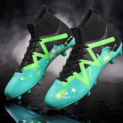 Unisex Football Boots Are Long Nails High Elastic Socks Kids Football Shoes