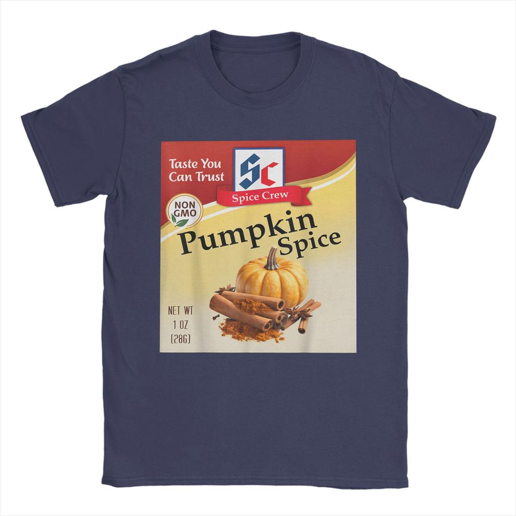 Men's T-Shirts Pumpkin Spice Condiment Costume Holiday Spice Costumes Group Tee Shirt Short Sleeve  T Shirt Crewneck Clothes