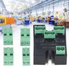 BERM 3 Phase Solid State Relay Mini SSR Relay Connector Kit 4‑32VDC Input 24‑480VAC Output