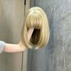 Fashion Short Straight Hair Wig - Summer Girl Bob Hairstyle Full Head Cover Wig - Daily Outfit or Anime Cosplay Wig
