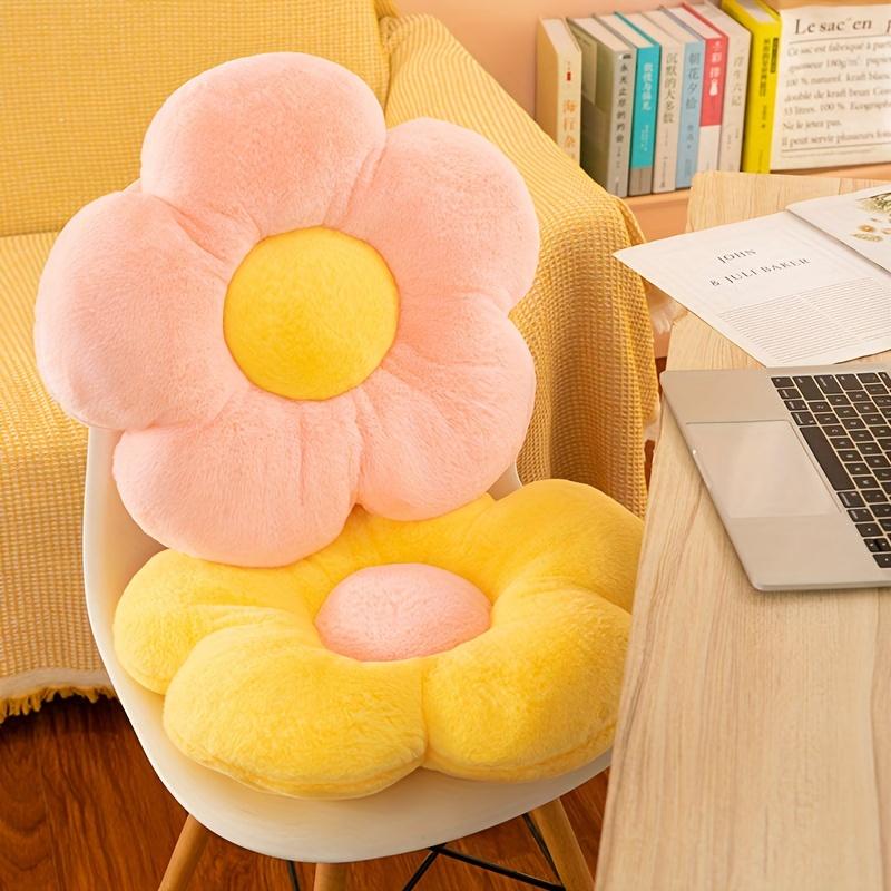 Flower Shaped Plush Pillow Soft and Comfy Pillow for Sofa, Bed and Car