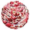 50 Valentine's Day Cake Graffiti Stickers Mobile Phone Pencil Box Luggage Decoration Stickers Waterproof Creative Children's Stickers