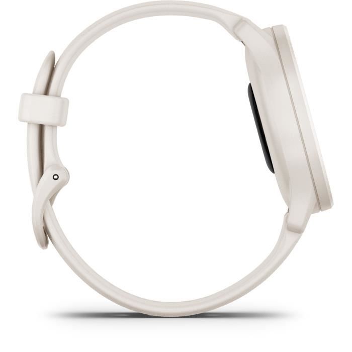 GARMIN Vivomove Sport - Montre De Sport Connectée À Aiguilles Et Écran Tactile - Ivoire Peach Gold