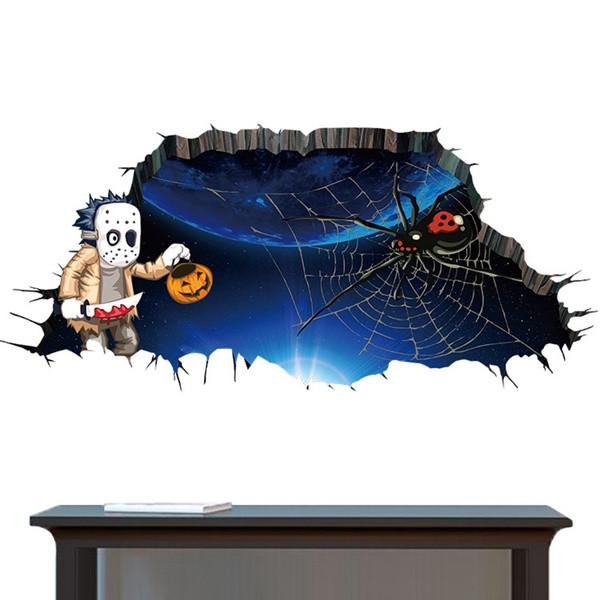 Horror Claw Halloween Sticker Scary Wall Decal Selfadhesive Pvc Decor Halloween