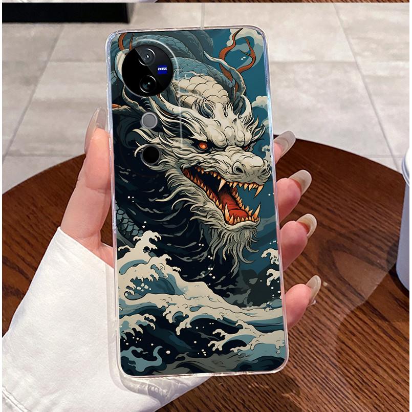Case For VIVO V40 5G Back Cover VIVO V40 Pro 5G Cute Love Cat Rabbit Funny Cartoons Casing Ultra Thin Clear Soft TPU Phone Case