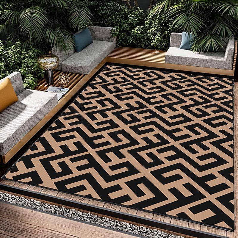 Kempingowy Dywanik Ogrodowy Francuski Duży Rozmiar Mata Wodoodporna Odporna na Wilgoć Piknikowa Koc Zewnętrzny Mata na Trawę Miejsce Namiotu Miękki Dywan