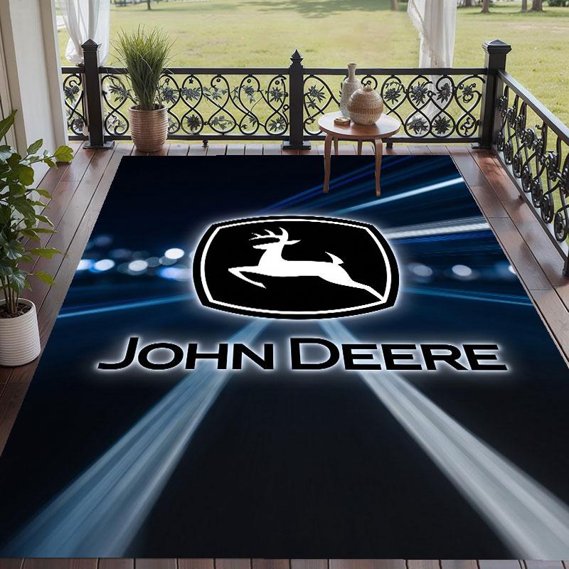 Tappeto Morbido per Pavimento con Motivo John Deere Tappeto Decorativo per la Decorazione della Stanza di Casa