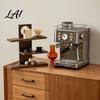 Stable Wooden Organizer Three Layers Coffee Cup Storage Rack Durable Countertop Multi Layer Organizer Space Saving Display Stand for Kitchen Mug