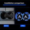 AJFJ2 Citroen LED Car Cup Holder Mat 7 Color Light Pad For Citroen C1 C2 C3 C4 C5 C-Elysee Berlingo Cactus Auto Interior Accessories