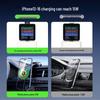 Qi2 Certified Transparent Magnetic Wireless Car Charger, 15W, Compatible with Apple Devices