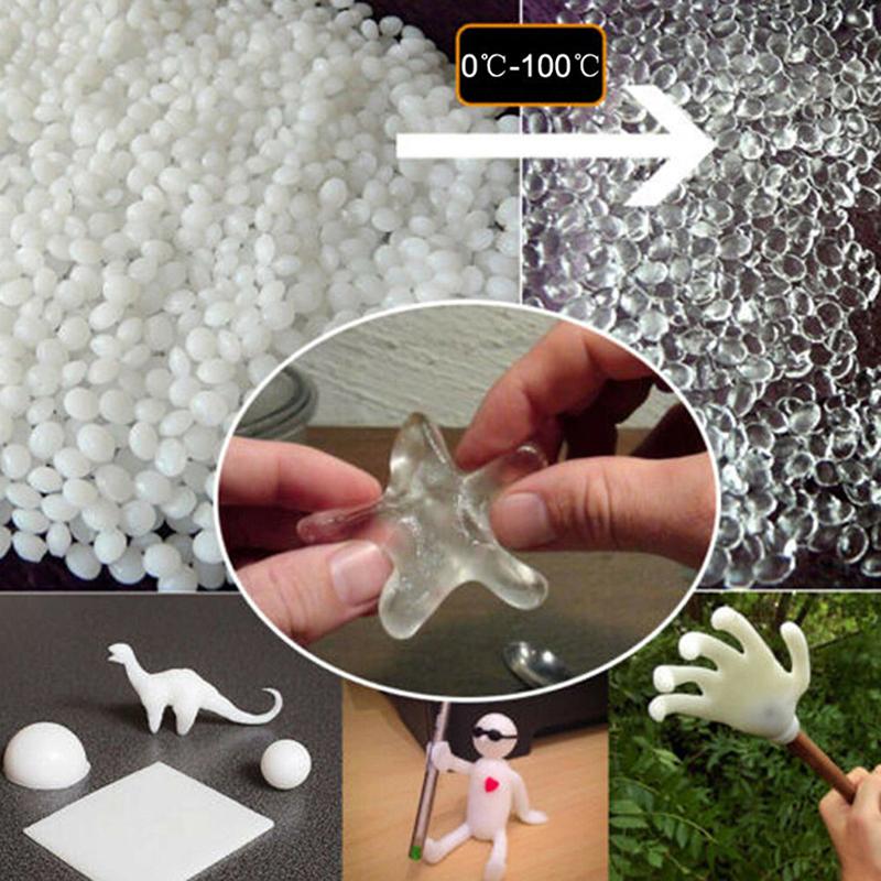 100/200G Moldable Resin Clay Pellets Heat Shapeable Plastic Beads For Diy Crafts Toy Repairs Modeling Art Projects