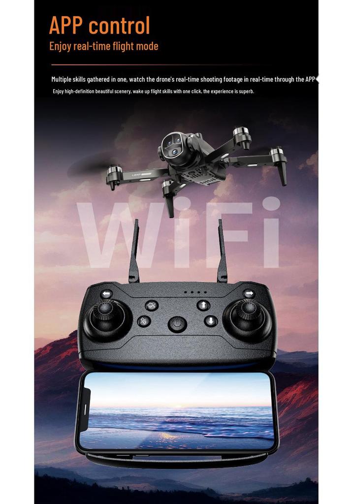 Children's Dual Lens Remote Control Drone Helicopter Toy for Aerial Photography
