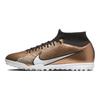 Nike Zoom Mercurial Superfly 9 Academy TF Pacchetto Generazione Scarpe da Ginnastica da Uomo Oro Metallizzato-Rame DR5948-810