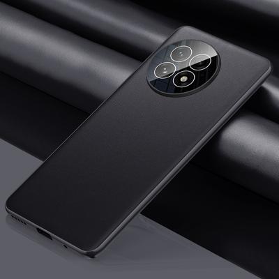OnePlus 13 Kılıf Ultra İnce Deri Arka Telefon Kılıfı Kamera Lens Koruyucu ile