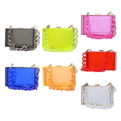 Modern Shoulder Bag Evening Handbag Clear Organizer for Beauty and Gadgets