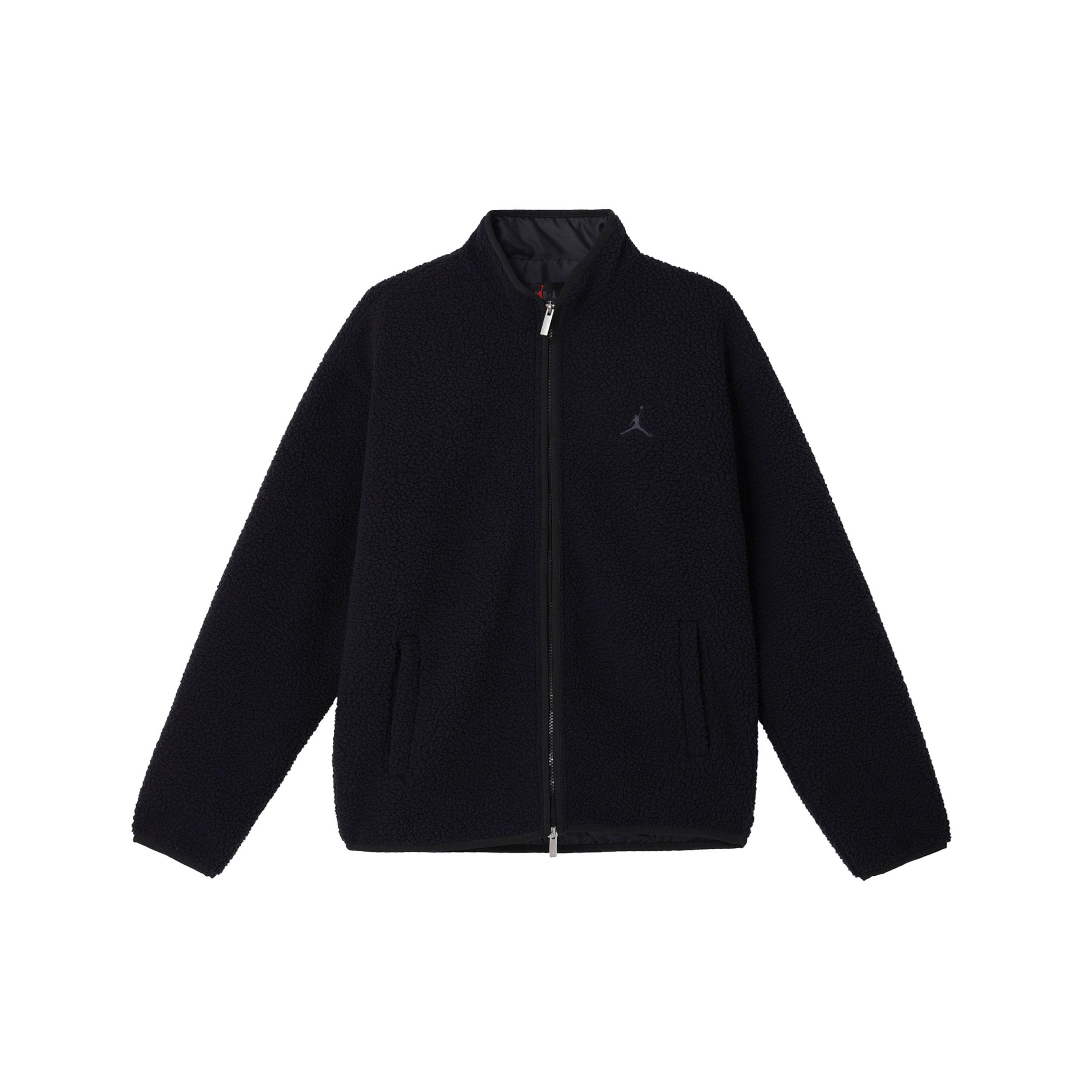 

Куртка флисовая Jordan Flight из искусственной овчины на молнии, свободного кроя, мужская, черная FV7449-010 M