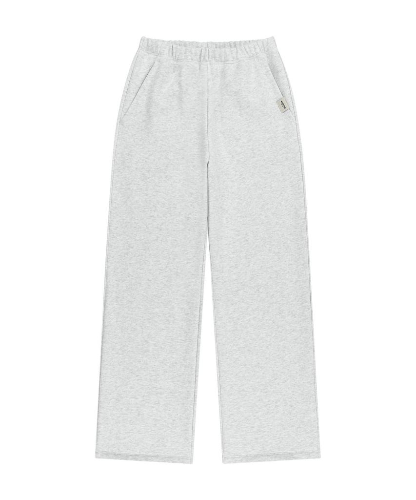 Malittepeulangsowajeobeo W Basic Fold-Over Sweat Pants Light Heather Gray
