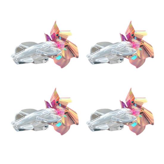 1/2/4/6Pcs Car Ornaments with Light Cool Dynamic Rotating Design Easy Installation Aircraft Shape Motorcycles Bicycles Decorations