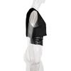 European Elegant Off-Shoulder Lace Patchwork Cropped Top - Slim-Fit Women's Style, Short-Sleeved.