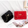 2022 Ladies Bag Sweet Style Plush Small Square Bag Wholesale Lipstick Bag Phone Bag