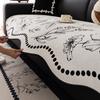 Premium Special-Shaped Sofa Cushion Fixed Non-Slip Four-Season Universal Sofa Seat Cushion Light Luxury Irregular Sofa Cover Towel
