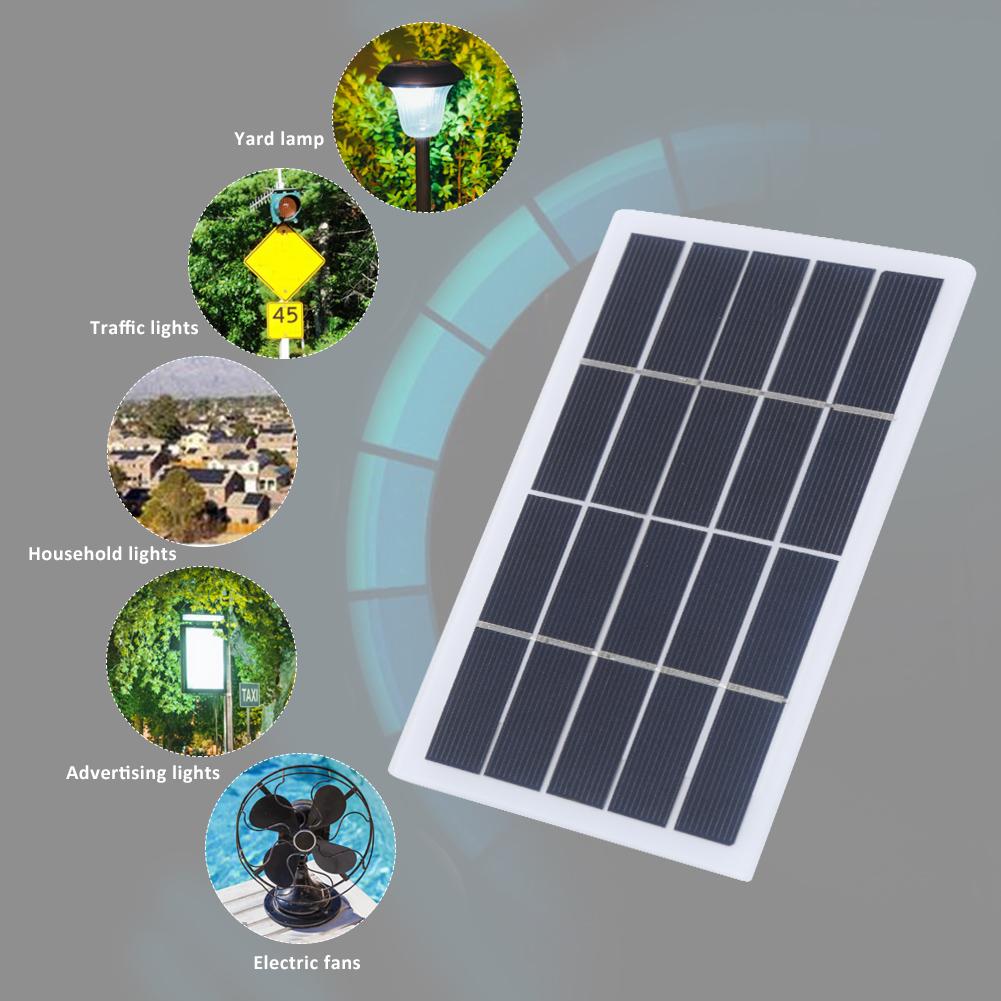 Outdoor Portable 2W 5V Polycrystal Solar Panel Laminated Board Solar Component DIY Charger