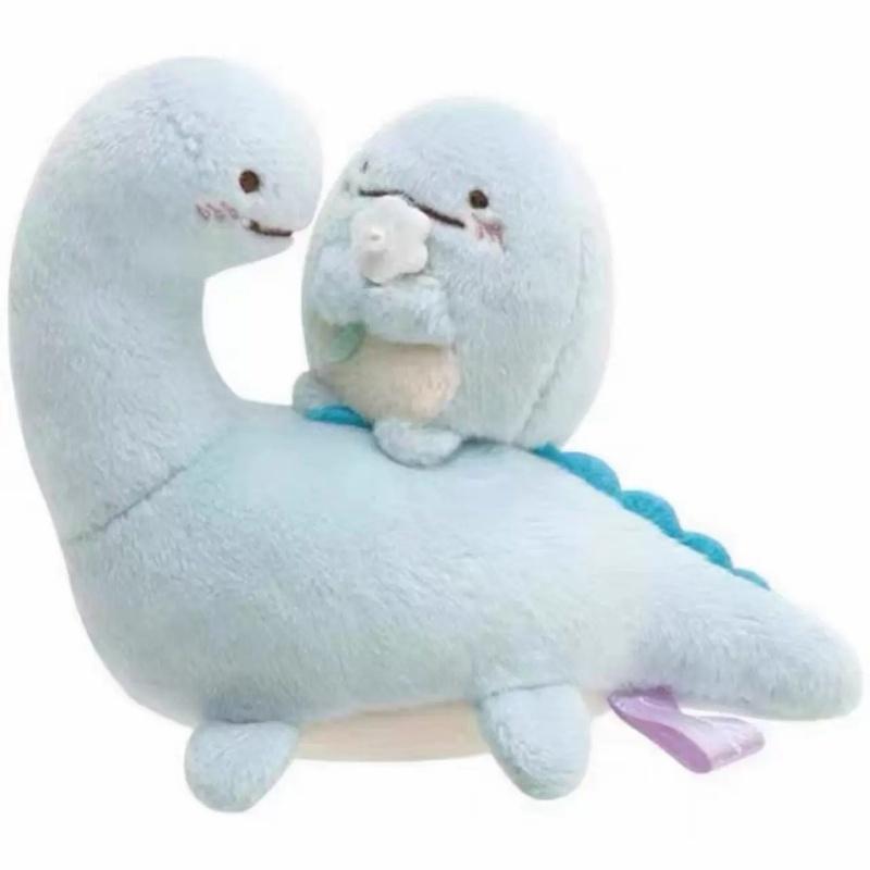 Kawaii Sumikko Gurashi Tokage Pluche Speelgoed Sleutelhanger Dinosaurus Mama Pluche Pop Knuffeldieren Sanx Waterdraak Konijn Pop Tas Hanger