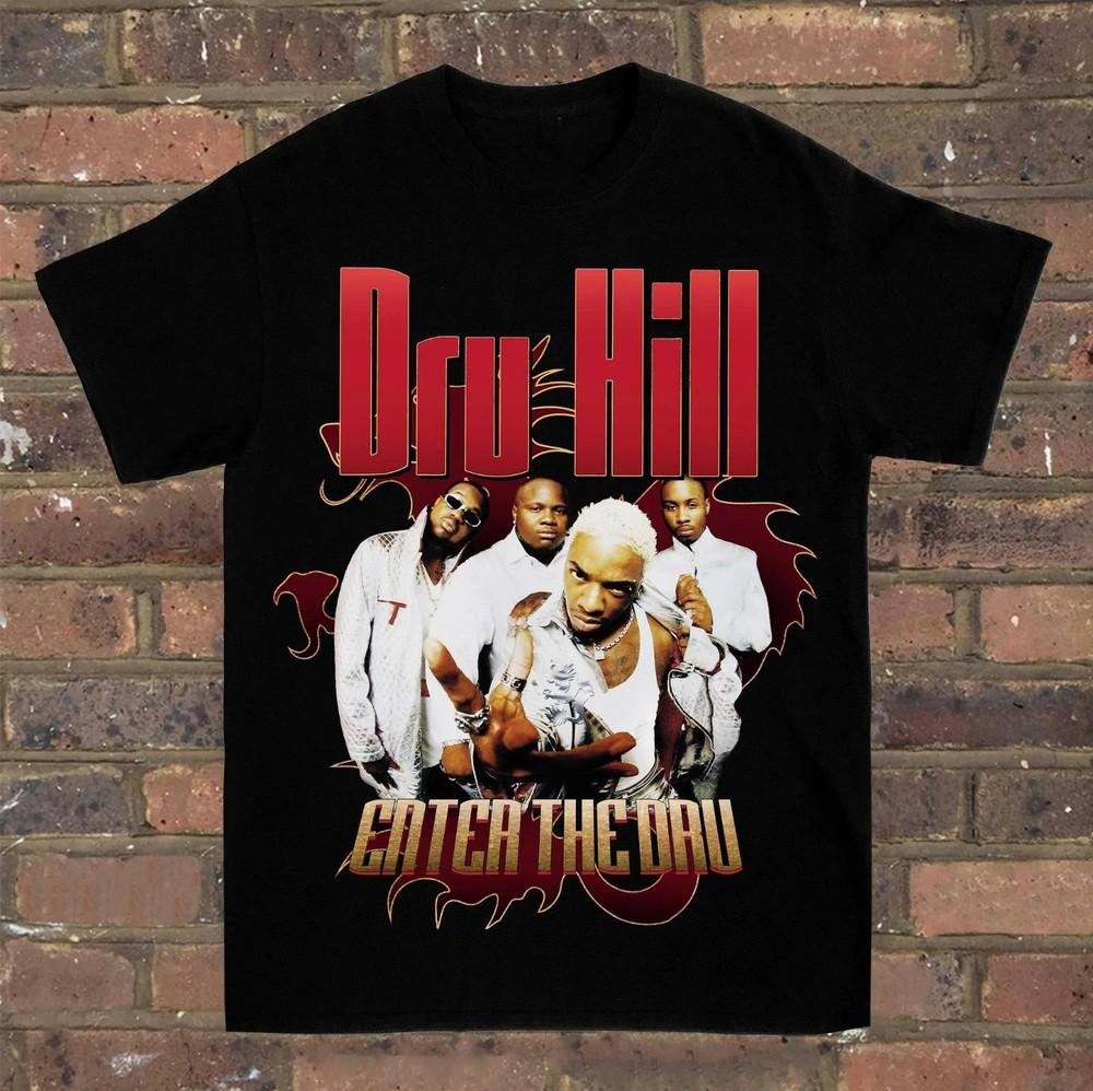 

New Popular Dru Hill Short Sleeve Gift For fan Black Size S to 4XL Unisex T-Shirt S