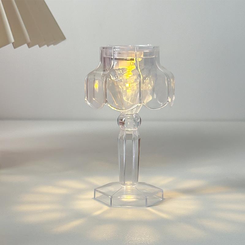 

Хрустальные ночники, цветочные светильники, прикроватные лампы для спален, окружающее освещение и настольные декоративные элементы Flower bud style