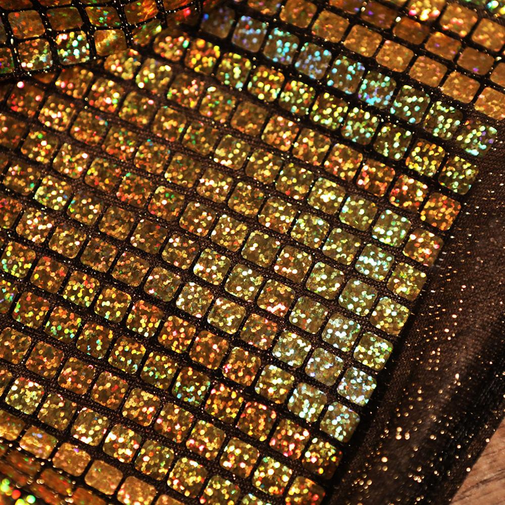 

М яка дзеркальна тканина 45*95 см. Лазерна золота сітка. Світловідбиваюча тканина. Блискуча лазерна печворк. Сумка своїми руками. Взуття. Тканина. Швейна фурнітура.