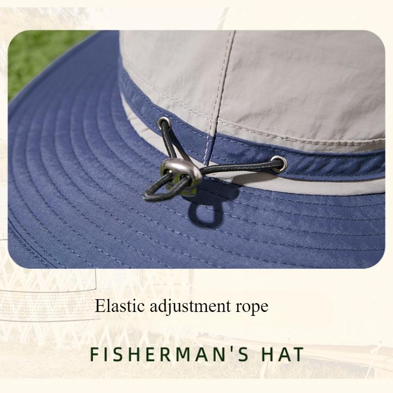 High Quality Dry Quickly Sunshade Fisherman Hat Women Summer Beach Sun Cap Men Big Size Bucket Hats Fishing Cap 56-58Cm 58-60Cm