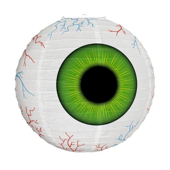Halloween Paper Eyeball Lantern Scary Giant Eye Hanging Lantern Spooky Ceiling Decoration for Halloween Party Supplies