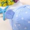 Flip Edge Hat Cotton Pot Pattern Cartoon Ear Design  Warm Hat Sunbonnet
