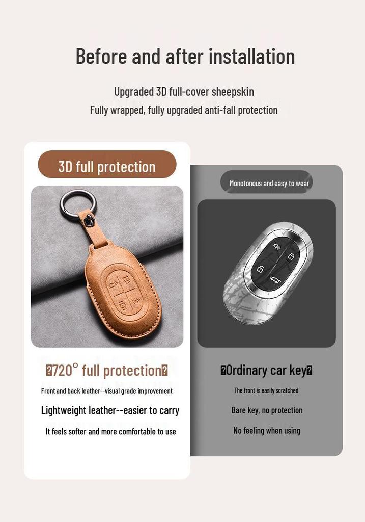 Jetour Shanhai L7/L9 Smart Key Protective Case for 26 Models